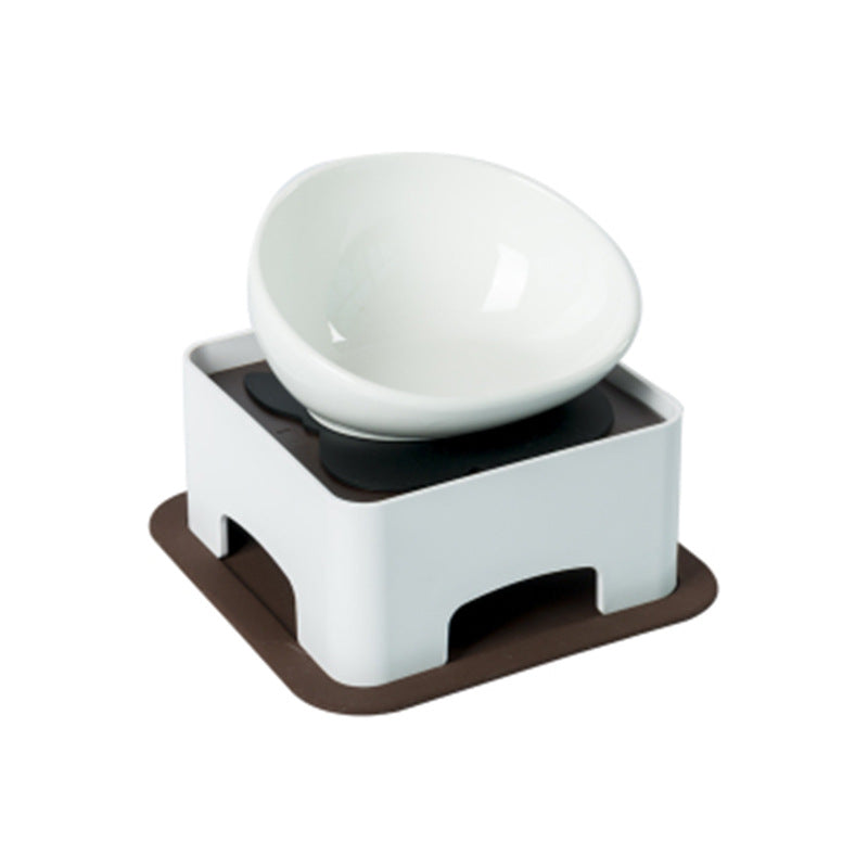 Taça de Cerâmica Elevada para Cães e Gatos
